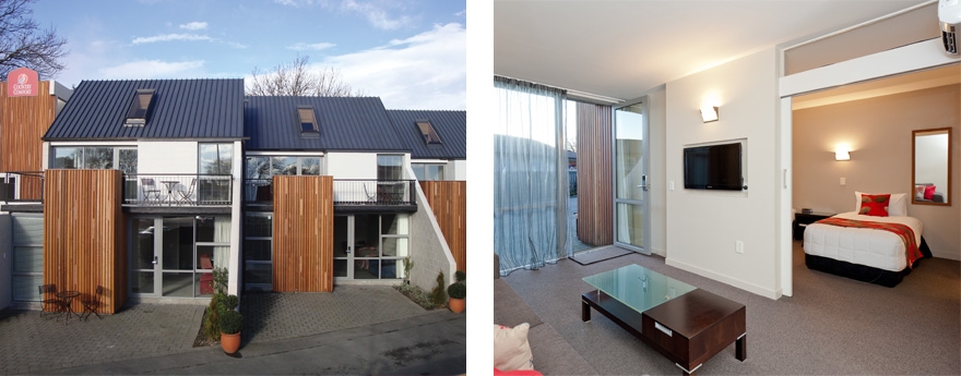 professional designed Christchurch city accommodation